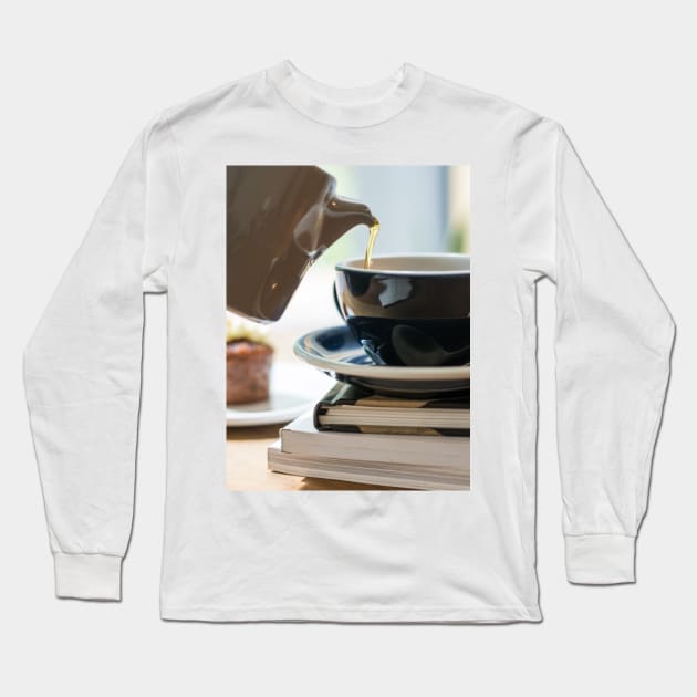 Morning Tea Long Sleeve T-Shirt by NewburyBoutique